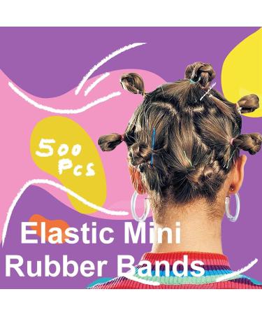 500pcs Clear Hair Elastic Bands with Cutter, Combs, and Topsy Tail Tool - Toddler & Girls Hair Accessories - Buy Online on GoSupps.com