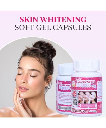 SGL 1500000 mg for skin lightening moisturizing skin collagen stimulator healthy blood circulation Lglutathione 30 softgels pack of 3 - Buy Online on GoSupps.com