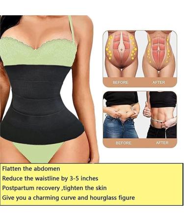 HKDYWTNB Back Brace Lumbar Support Body Shaper Slimming Waist Trainer Bandawrap Shapewear Women Control Shaper Stretch Waist Belt(Rojo 4M) 4M Rojo - Buy Online on GoSupps.com