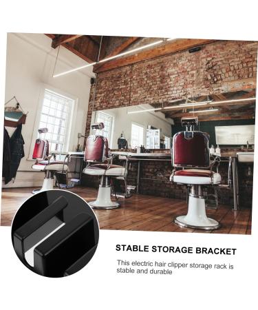 Angoily 1pc Electric Fader Bracket Fashion Design Blackl Hair Cutting Tool Organizer Hair Clipper Storage Rack Hairstylist Tools Rack Barber Tools Display Holder Simple Hanger - Buy Online on GoSupps.com