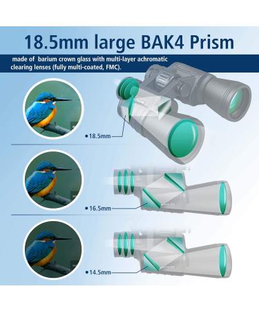 20x50 High Power Binoculars for Adults with Low Light Night Vision Compact Waterproof Binoculars for Bird Watching Hunting Travel Football Games Stargazing with Carrying Case and Strap 20x50 binoculars - Buy Online on GoSupps.com