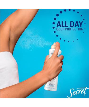 Secret Dry Spray Antiperspirant Deodorant Nurturing Coconut and Argan Oil 4.1 oz (Pack of 3) Nurturing Coconut & Argan Oil 4.1 Ounce (Pack of 3) - Buy Online on GoSupps.com