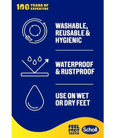 Scholl Nano-Glass Foot File and Callus Remover for Gentle Hard Skin Removal - Buy Online on GoSupps.com