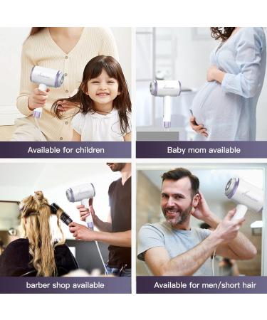 Ionic Hair Dryer - Professional 1600W Negative Ions Blow Dryer for Fast Drying & Damage-Free Hair | Low Noise Perfect for Home & Travel - Buy Online on GoSupps.com