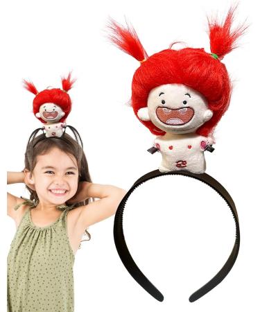Doll Hair Hoop | Cartoon Plush Hairband Doll Headband | Plush Doll Headdress Hair Ornament for Girls Kids Children Cancer - Buy Online on GoSupps.com