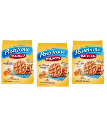 Balocco Balocco Pastefrolle Biscotti with Italian Milk and Fresh Eggs 100% Italian Milk and Fresh Eggs 700 g Set of 3