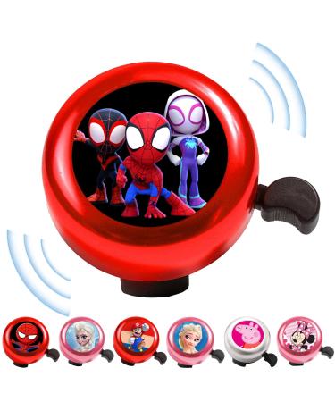 Bicycle bell children bell bicycle children bicycle bell loud bicycle accessories children young girls cartoon bicycle bell puky bell bike accessories many colors spider b