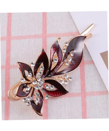FRCOLOR Hairpin Womens Hair Accessories Flower Crystal Hair Clips Hair Clamps Crocodile Clips Hair Beak Hair Alligator Hair Grip Rhinestone Headpiece France Banana Miss - Buy Online on GoSupps.com