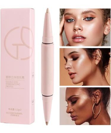  Wenmin Matte Eyeshadow Sticks | Face Concealer Pen Double Head Shadow Pen Multi-Use High Gloss Contour Stick Matte Contour Stick Makeup Pen Wenmin - Buy Online on GoSupps.com