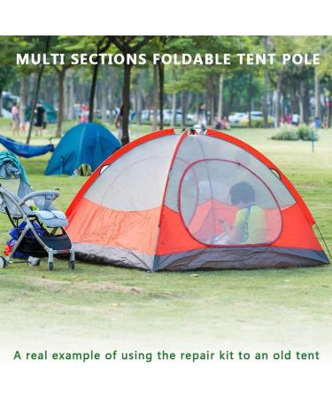 Weanas Tent Poles Replacement Kit - 7001 Series Aluminum Rod, Lightweight & Durable - 11'3 (343cm) - Buy Online on GoSupps.com