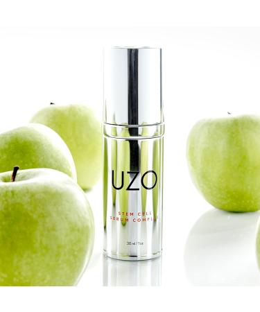 Uzo Stem Cell Serum Complex | Anti-Aging Face Moisturizer with Hyaluronic Acid | Wrinkle & Pore Reduction | Hydrating Aloe Vera Formula | 1 oz - Buy Online on GoSupps.com