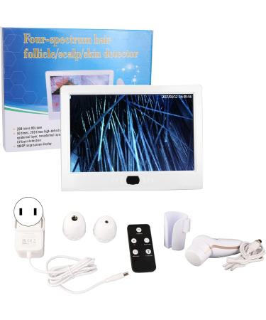 Scalp Detector Multifunctional Rechargeable 110-240V 13 Inch Hair Skin Detector Scalp Detector for Salon for Home (US Plug 100 240V) - Buy Online on GoSupps.com