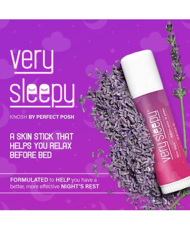 Perfectly Posh - VERY SLEEPY Lavender & Shea Butter Skin Stick - Soothing and Hydrating Balm for Dry Skin - Rejuvenating Lavender Scent - 0.55oz - Buy Online on GoSupps.com