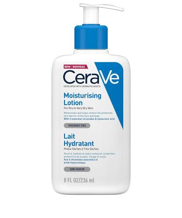 CeraVe Moisturising Lotion for Dry Skin | 236 ml | Hydrate & Repair Skin Barrier - Buy Online on GoSupps.com