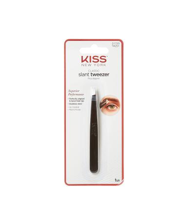 Kiss New York Tweezer Premium Precision Slant Tip TWZ01 - Buy Online on GoSupps.com