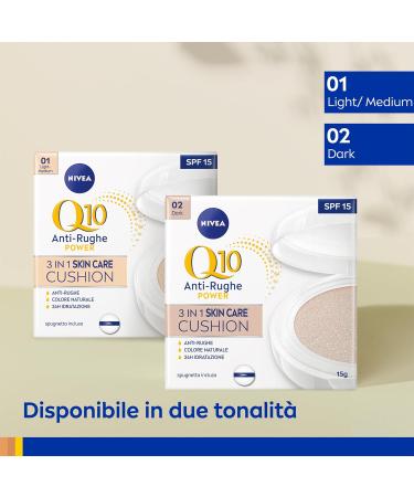 Q10 Plus Anti-Aging 3-in-1 Skin Care Cushion - Light Medium | International Shipping Available - Buy Online on GoSupps.com