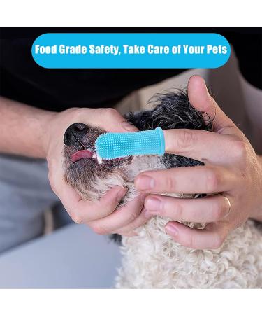 6Pcs Silicone Dog Finger Toothbrush Set for Dogs and Cats - Dental Care and Teeth Cleaning Tool - Buy Online on GoSupps.com