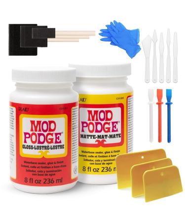 Mod Podge FBA Scrapbooking Foam Brush Set, (4-Piece), Assorted 4 Count