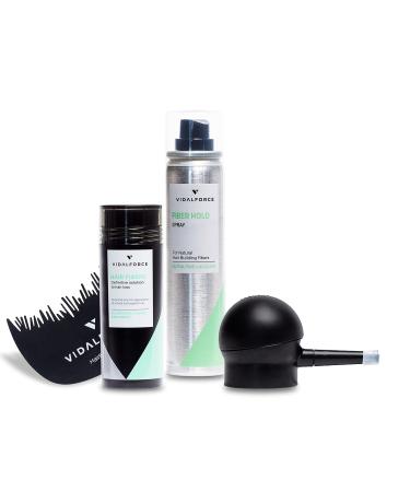 Hair Volumizing Densifying Powder - Baldness Hair Loss & Roots - Anti-Baldness Hair Powder. Hair loss concealer I Dark Brown (Starter Pack 30g) I