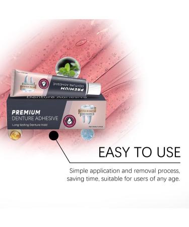 Adh sif Pour Dentier - Colle Dentaire Fixation Forte | Soin Confortable Doux avec Scellage tanche pour Grand-P re Grand-M re Famille Femmes Hommes Amis Adultes - Buy Online on GoSupps.com
