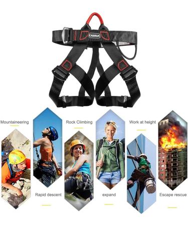 Buy Eunewr Climbing Belt for Kids & Adults - Safe Half Climbing Straps for Mountaineering & Tree Climbing - 800kg Load Capacity - Buy Online on GoSupps.com