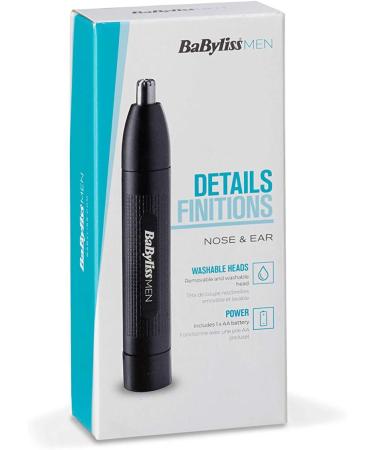 Buy BaByliss MEN E650E Nose and Ear Hair Trimmer - Precision Grooming Tool for Men | International Shipping Available - Buy Online on GoSupps.com