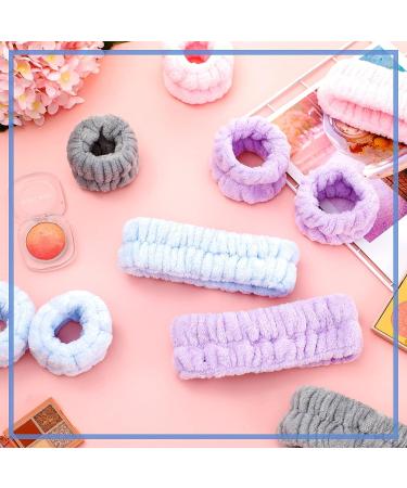 Set of 36 Microfiber Wash Band and Hair Band Spa Headbands and Wristbands - Buy Online on GoSupps.com