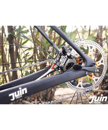 Juin Tech F1 Cable Actuated Hydraulic Disc Brake Caliper Set - Lightweight Hybrid Brake for Road/Cyclocross/Gravel/E-Bike/Folding Bike - 160mm Rotors - Black - Buy Online on GoSupps.com