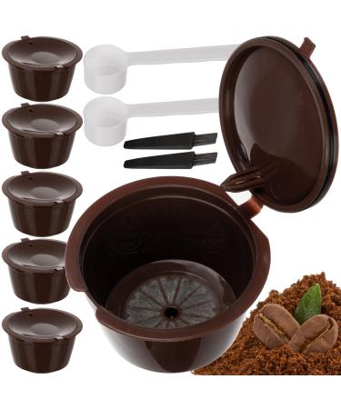 Pack of 6 Durable Reusable Coffee Capsules Compatible with Dolce Gusto 23028