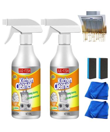 Kitchen Foam Cleaner - Jue-Fish Kitchen Cleaner Powerful Kitchen Foam Cleaner Multifunctional Foam Cleaner Multi-Purpose Foam Cleaner Kitchen Foaming Cleaner Spray Oil Cleaning Agent (2)