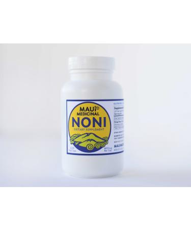 Maui Medicinal Herbs Noni 120 Veggie Capsules - 400mg per Capsule : Organic Noni Fruit