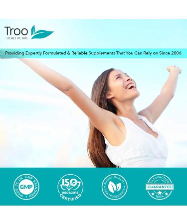 Troo NAC Supplement 600mg - 120 Capsules | N Acetyl Cysteine Amino Acid - UK Made | Non-Toxic & Stable Form of L-Cysteine - Buy Online on GoSupps.com