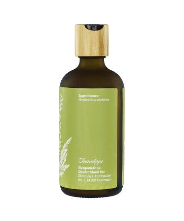 Zhenobya Organic Amla Oil - 100% Pure Cold Pressed for Hair Body Face & Beard | Vegan & Eco-Friendly 100ml Glass Bottle - Buy Online on GoSupps.com