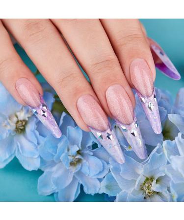 C12rtive Pack of 120 Dual Nail Shapes T-shaped Extension Poly Nail Gel Nail Shapes Full Coverage Reusable Nail Shapes 12 Sizes for Nail Art Design Salon and DIY Mould-4 - Buy Online on GoSupps.com