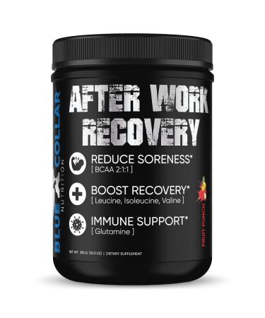 BLUE COLLAR NUTRITION After Work Recovery Powder 50 Servings Revitalize Recover and Conquer (Fruit Punch)