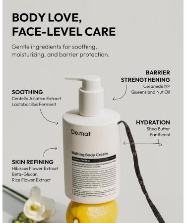 De:maf Forest For Rest Melting Body Cream - Nourishing Korean Skincare for All Skin Types - Buy Online on GoSupps.com