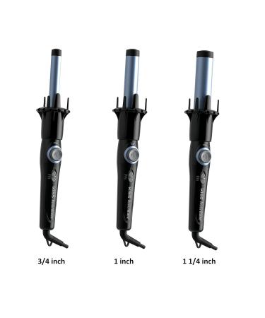 KISS Professional Blue Instawave Automatic Curling Iron - 1.1 Inch with Heat Resistant Pouch | Shop Internationally - Buy Online on GoSupps.com