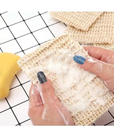 NICEMOVIC 40 Pack Exfoliating Sisal Fiber Soap Bags - Bath and Shower Soap Pouches - Buy Online on GoSupps.com