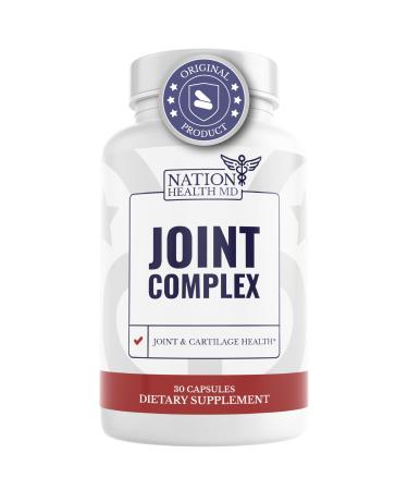 Joint Complex - Joint & Cartilage Health - Joint Support Supplement with Calcium NEM Eggshell Membrane Boswellia Serrata - Knee Supplements for Men & Women 30 Capsules