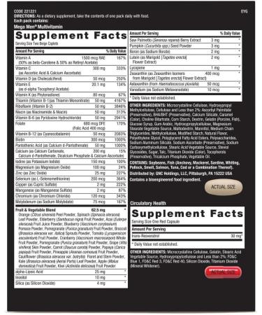GNC Mega Men Healthy Testosterone Vitapak Program - Boost Vitality & Performance (30 Servings - Buy Online on GoSupps.com