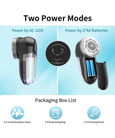 Buy JUEYINGBAILI Fabric Lint Shaver - Electric Sweater Fuzz Remover Battery Operated 80% Faster 3 Shave Heights for Clothes Lint Balls & Pills - International Shipping Available - Buy Online on GoSupps.com