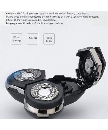 Buy Electric Razor for Men - Waterproof Rotary Facial Shaver Portable & Cordless with Nose Hair Trimmer & Cleansing Brush - Buy Online on GoSupps.com