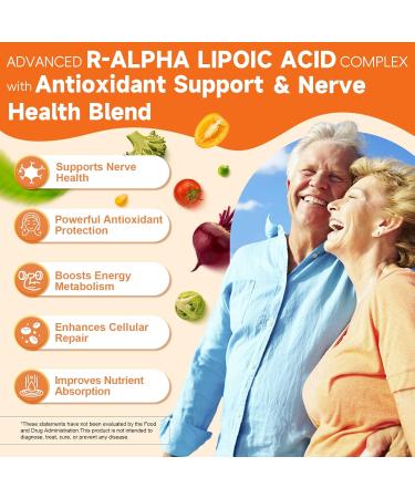 Totaria R Alpha Lipoic Acid 600mg - Stabilized ALA Supplement for Neuropathy Support Capsules Nerve Health Nervous System and Antioxidant Non-GMO Gluten Free Vegan Safe 120 Counts 600MG 120 Count (Pack of 1) - Buy Online on GoSupps.com