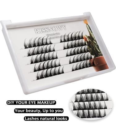 KISSNOWY Manga Lashes B-03 - Wispy Cluster Individual Lashes for Japanese Anime Cosplay Makeup - Buy Online on GoSupps.com
