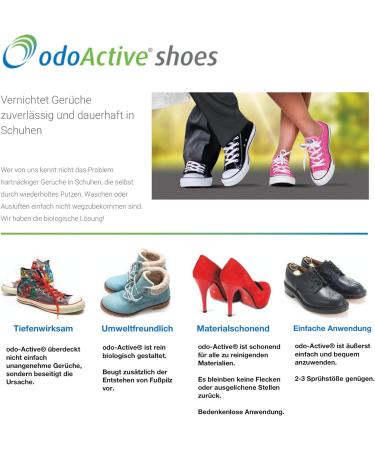 Buy Odo Active Smell Odor Remover Spray - Keep Shoes Fresh & Feet Healthy | International Shipping - Buy Online on GoSupps.com