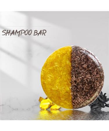 Ginger Hair Regrowth Shampoo Bar  Shampoo Bars for Hair  Hair Darkening Shampoo Bar  Solid Shampoo Bar  Helps Stop Hair Loss  Hair Regrowth  Hair Loss Treatment for Men & Women(2Pcs) Ginger & Polygonum Multiflorum -2Pcs