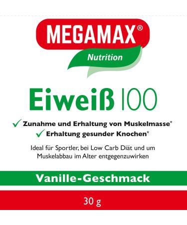 MegaMax Protein Vanilla Trial Pack (7x30g) | Low Carb Whey & Milk Protein for Muscle Building | Aspartame-Free Protein Powder | Ideal for Baking & Diet - Buy Online on GoSupps.com