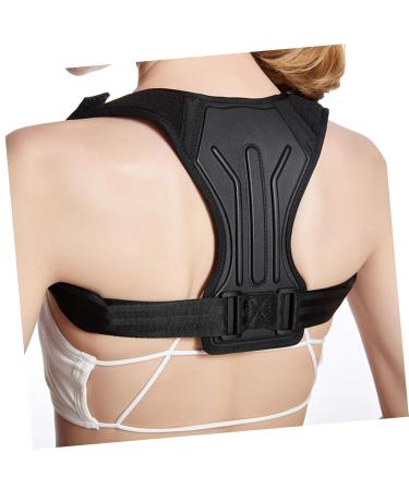 GLEAVI Adjustable Posture Brace - Hunchback Support Strap for Men & Women | Breathable Fabric 25x27cm Black - Buy Online on GoSupps.com
