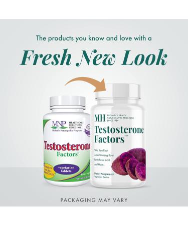 MICHAEL'S Health Naturopathic Programs Testosterone Factors - 60 Vegetarian Tablets - Nutrients to Support Testosterone Production - Kosher - 60 Servings - Buy Online on GoSupps.com