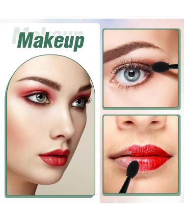 100PCS Disposable Eyeshadow Applicators - Dual-Sided Mini Brushes for Travel & Eye Makeup | Multipurpose Eye Shadow Sticks for Women - Buy Online on GoSupps.com
